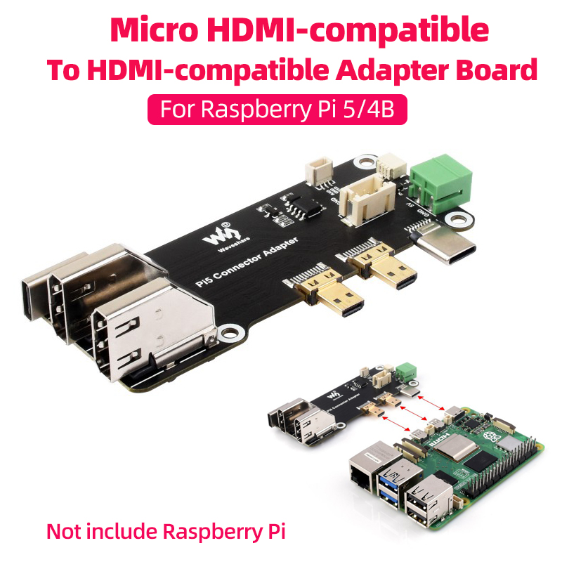 Argon One V3 M.2 Nvme Case - Micro HDMI-Kompatibel dengan Adaptor Multifungsi HDMI-c