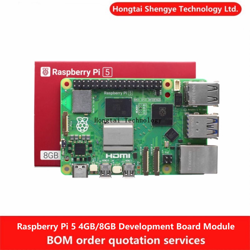 Raspberry Pi 5 8Gb Board - Raspberry Pi Kit Linux pemrograman Python,