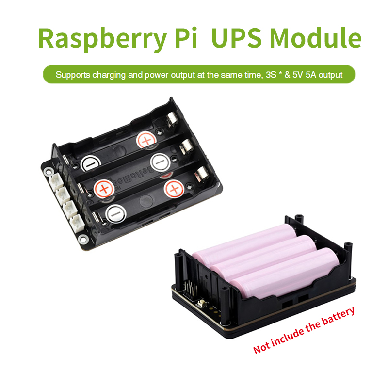 Raspberry Pi topi 5 UPS menduk - Raspberry Pi Uninterrupted Power Supply Ups 18650 ulasan dan harga