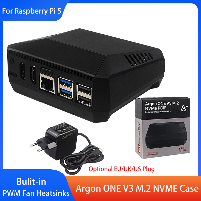 Casing Argon ONE V3 M.2 NVME C - Argon One V3 M.2 Nvme Case ulasan dan harga